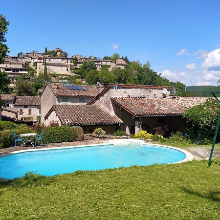 Au Coeur De Bruniquel - Magnifique Villa En Pierres Pour 7 Personnes - Piscine Privee - Poele - Vue Imprenable Sur Le Village - Jardin - Garage Kültér fotó