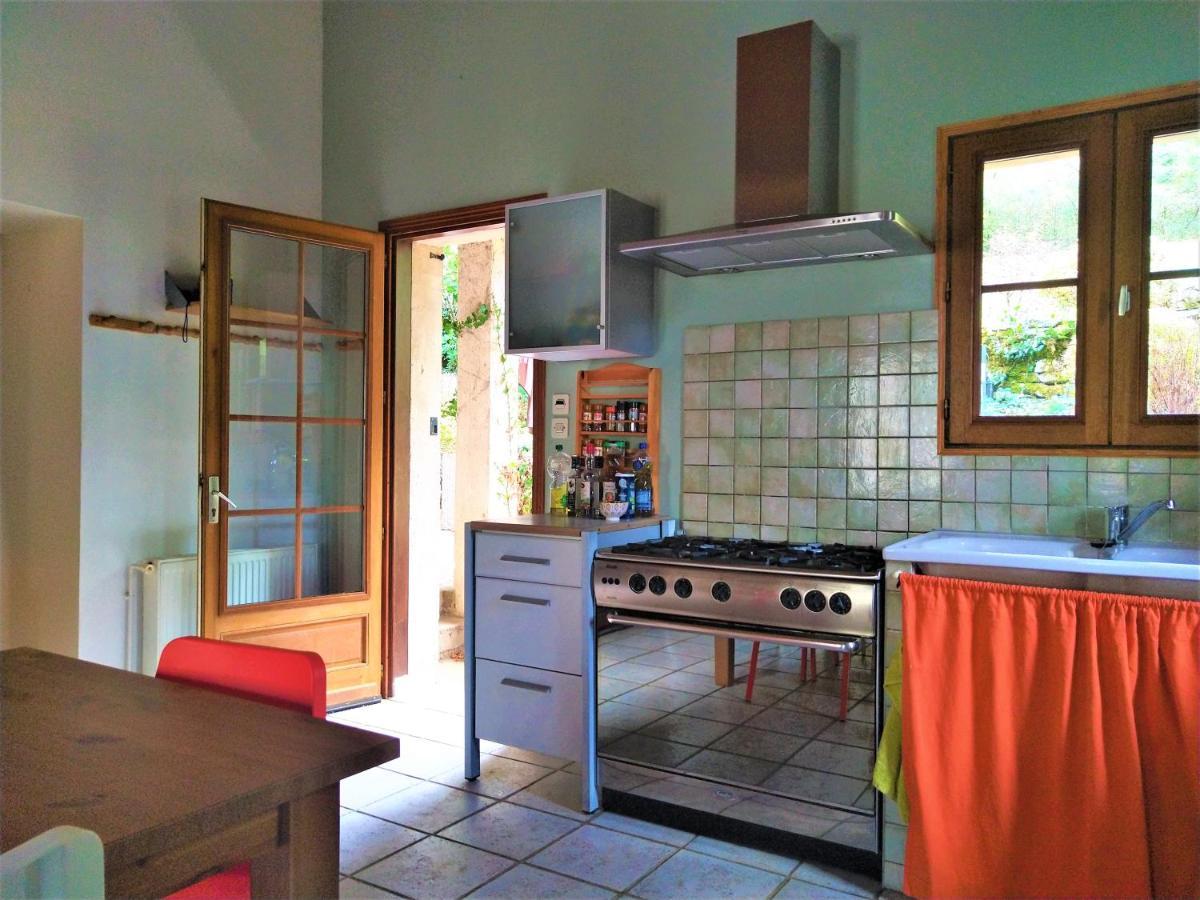 Au Coeur De Bruniquel - Magnifique Villa En Pierres Pour 7 Personnes - Piscine Privee - Poele - Vue Imprenable Sur Le Village - Jardin - Garage Kültér fotó