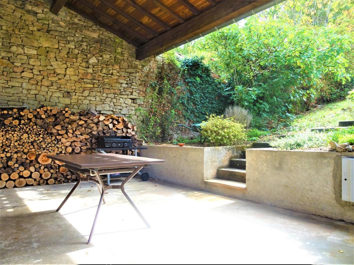 Au Coeur De Bruniquel - Magnifique Villa En Pierres Pour 7 Personnes - Piscine Privee - Poele - Vue Imprenable Sur Le Village - Jardin - Garage Kültér fotó